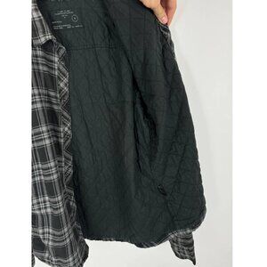 All Saints spitalfields quilted check shirt
